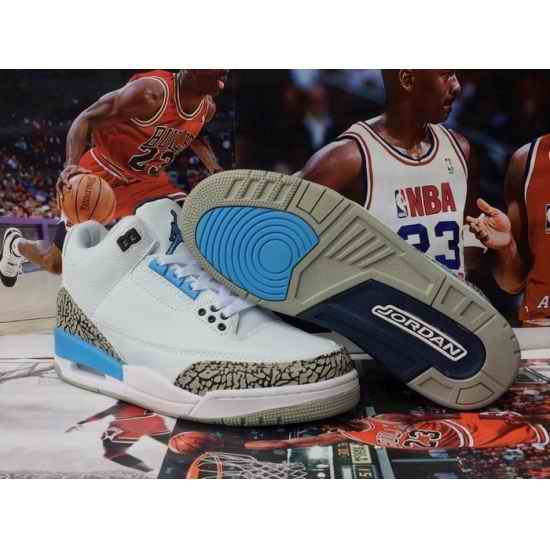 Nike Air Jordan 3 Retro 2020 White Moon Blue Men Shoes